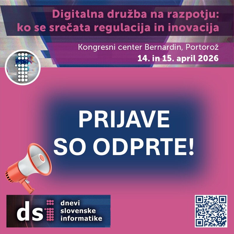 Prijave za konferenco DSI 2026 so odprte!